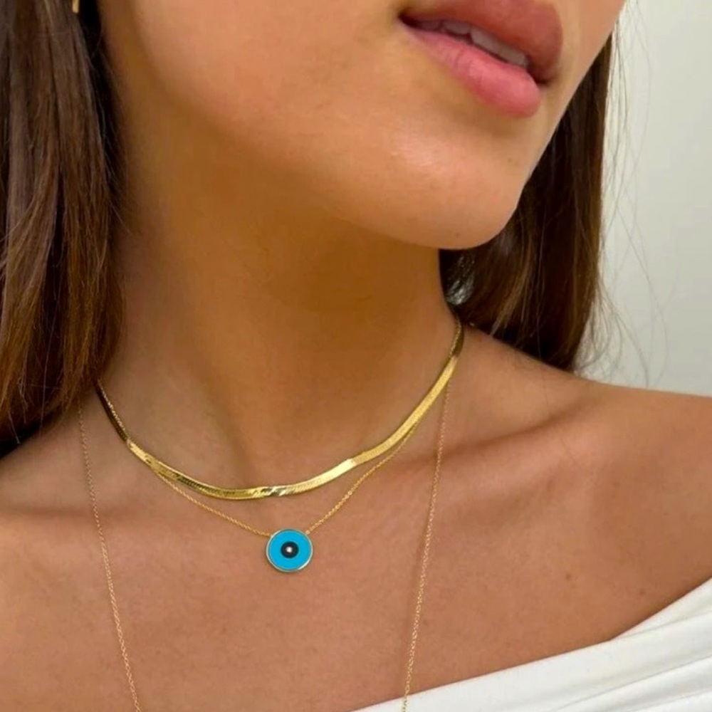 Jennifer Zuener gold “Hamilton”  necklace - Picture 2 of 6